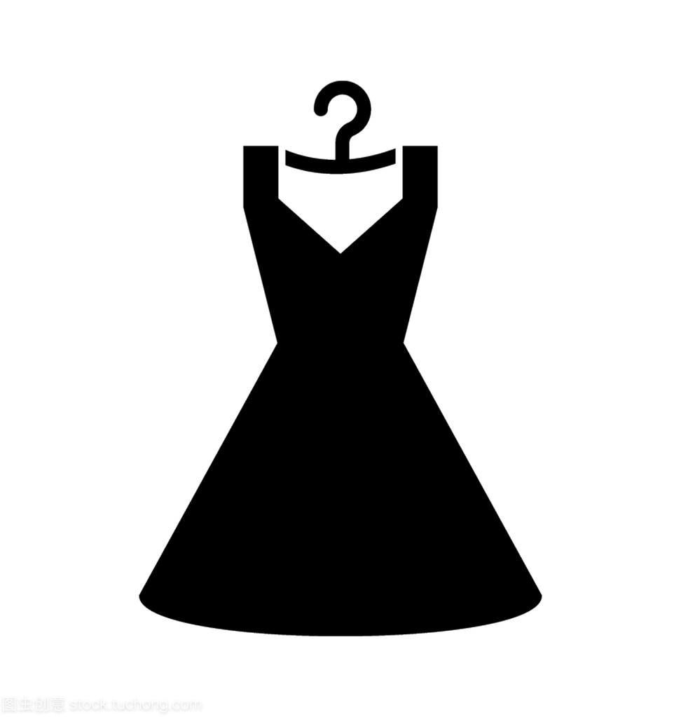 服裝標志符號矢量圖標