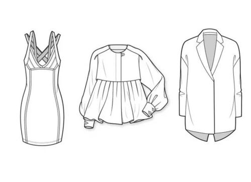品牌公司是這樣畫款式圖的 帶你全面了解企業(yè)服裝款式圖